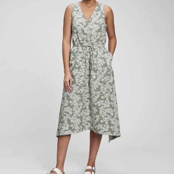 Gap Sleeveless Dress w/ tied waist - Picture 1 of 1